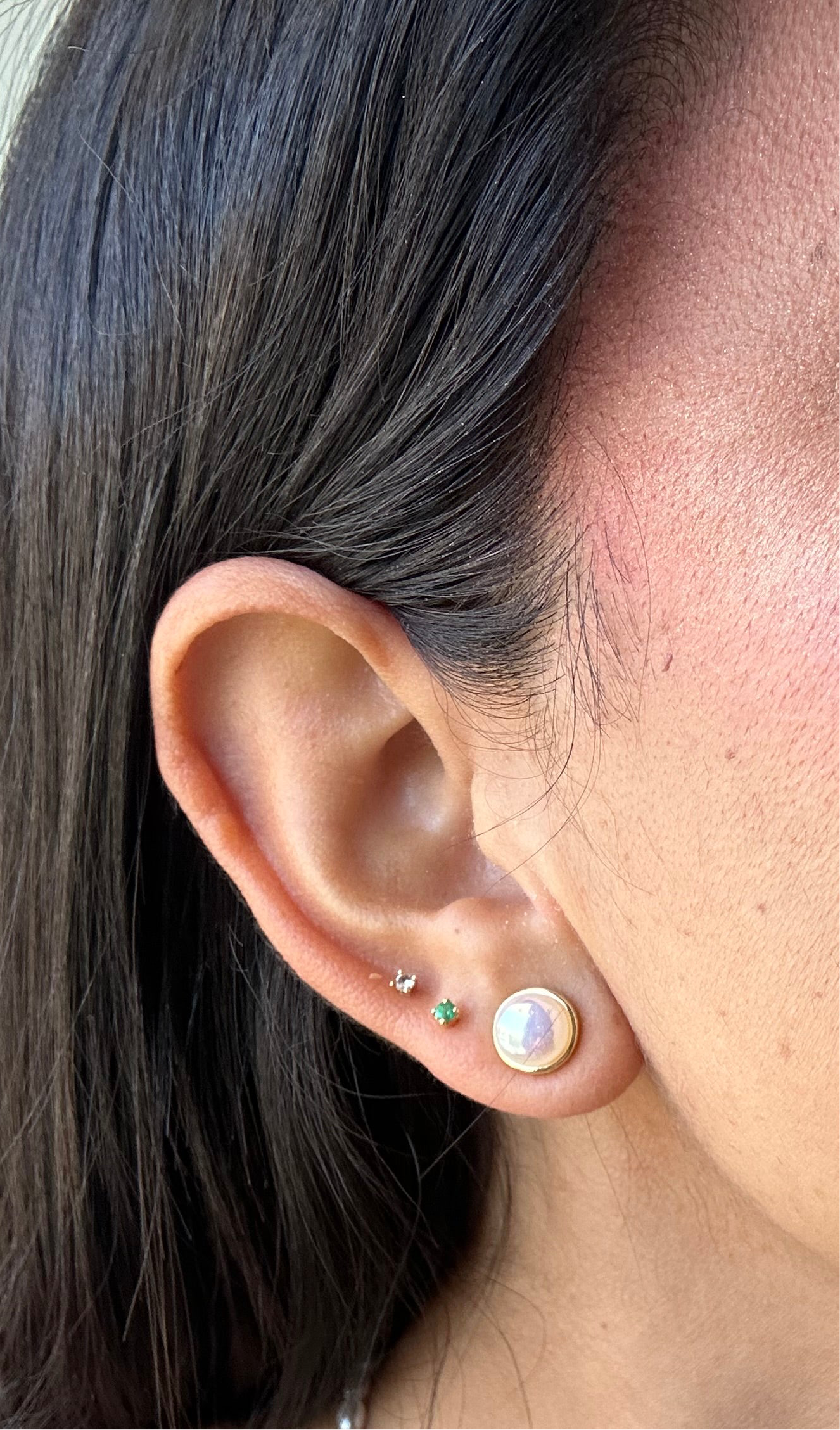Half pearl earring